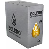 Los mejores  - Bolero Bebida Instantánea Sin Azúcar- Sabor Platano - Paquete de 24 x 9 gramos - Total 216 gramos